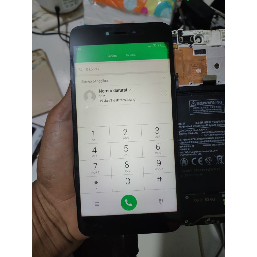 lcd frame Xiaomi redmi note 5a baca diskripsi