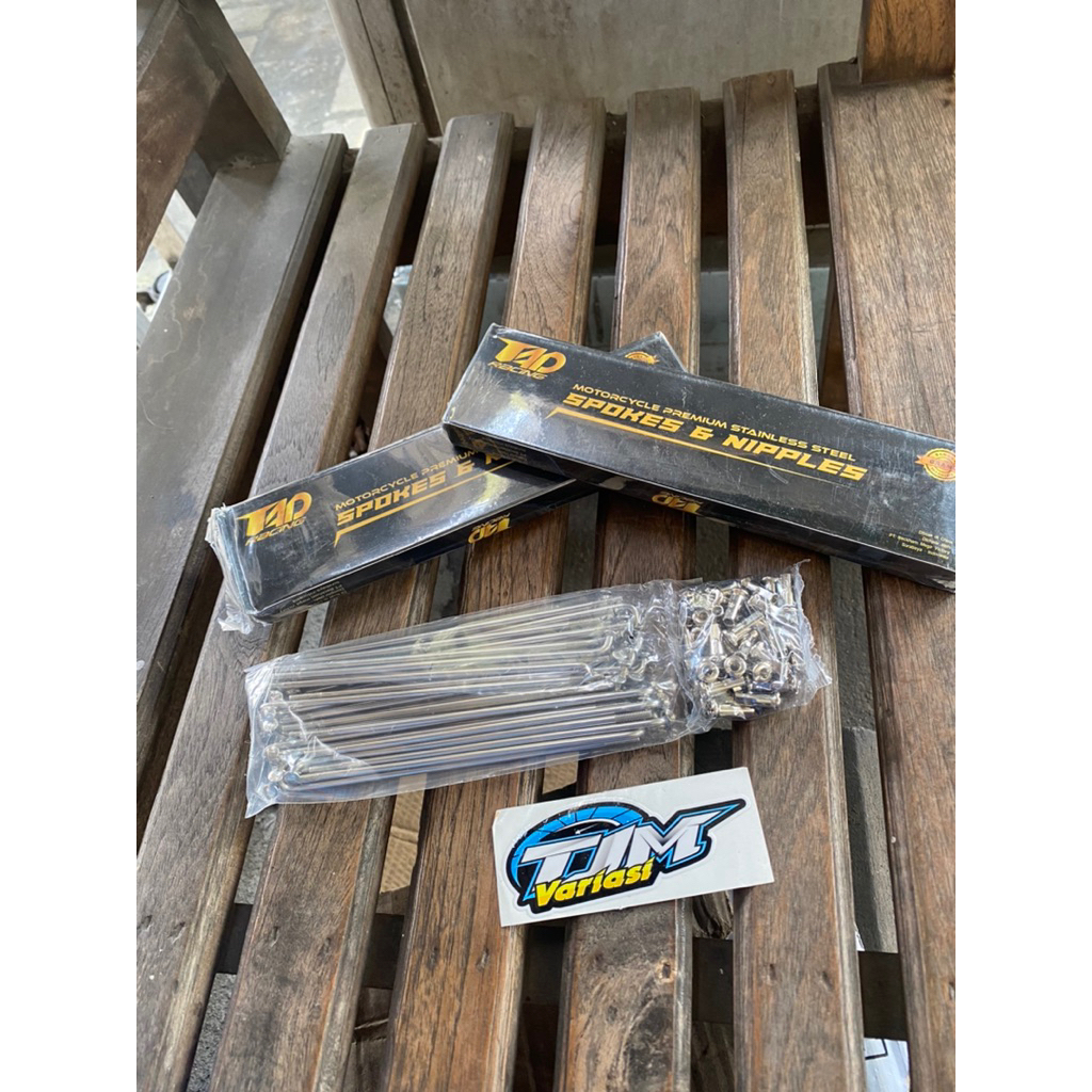 RUJI TAD STAINLESS DAN CHROME JARI-JARI RUJI TAD RACING