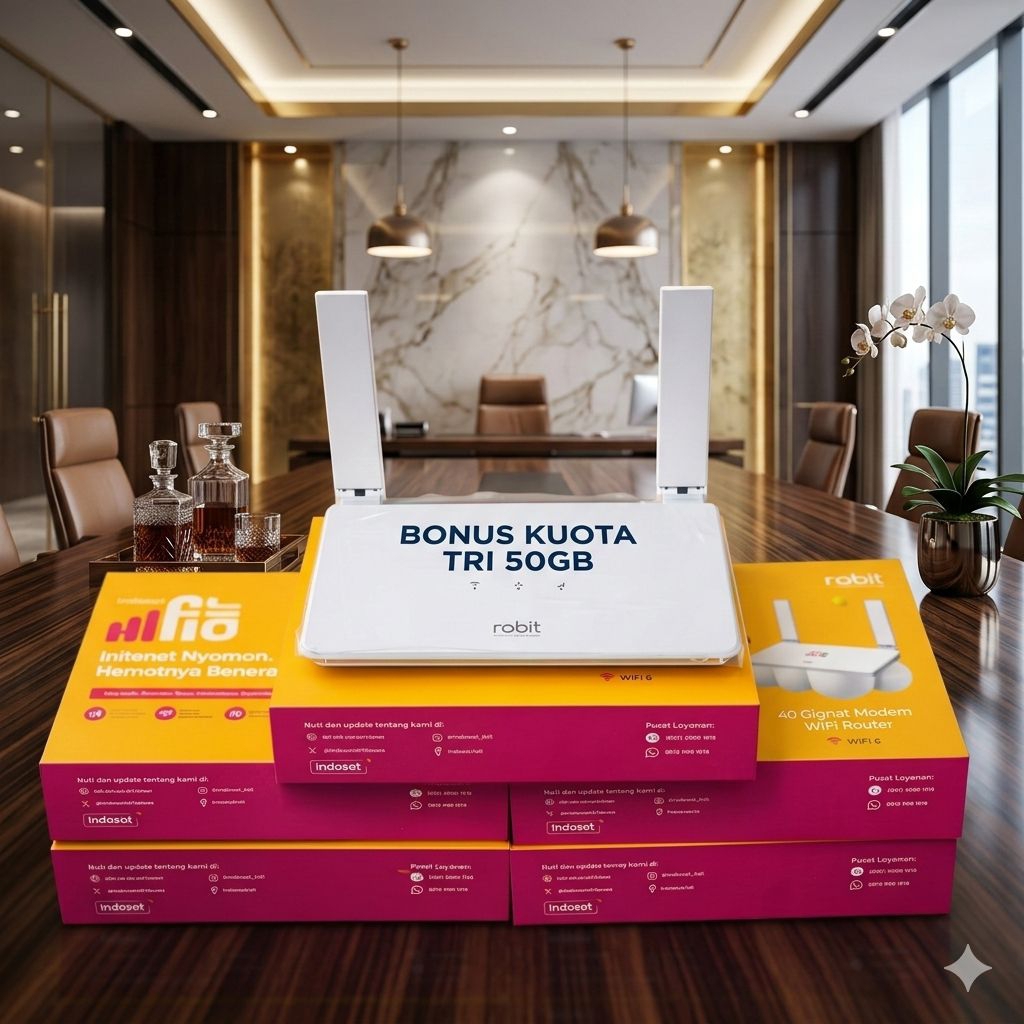 MODEM HIFI RABIT NEW BONUS KUOTA TRI 50GB