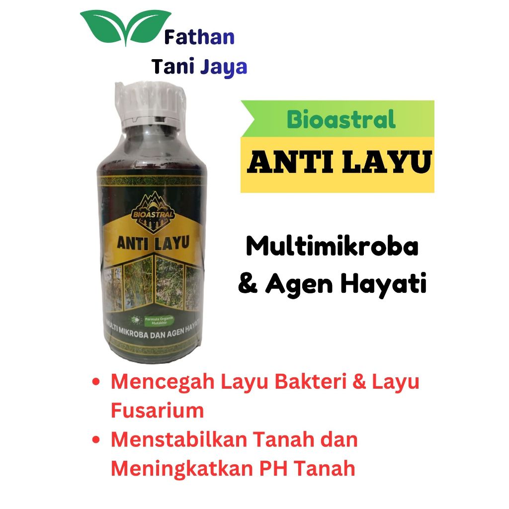 Pupuk Organik BIOASTRAL ANTI LAYU MULTIMIKROBA & AGEN HAYATI, ASAM AMINO - 1LITER