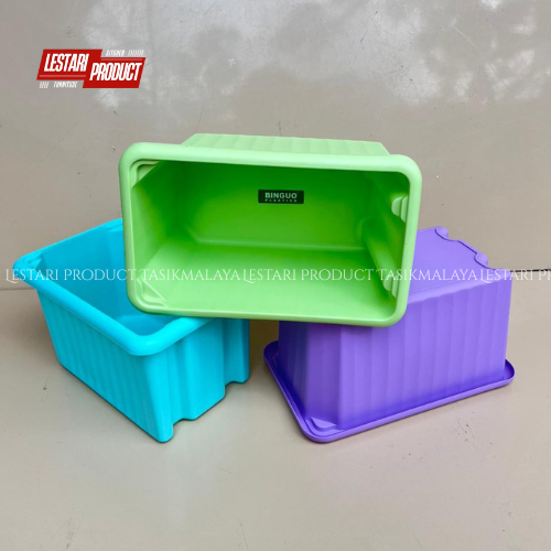 ( 6 PCS ) CONTAINER BOX BINGOU TANPA TUTUP | KERANJANG SERBAGUNA | BOX SERBAGUNA | FOOD CONTAINER | 