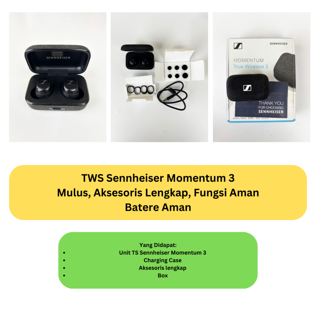 Sennheiser Momentum 3 TWS Second Mulus