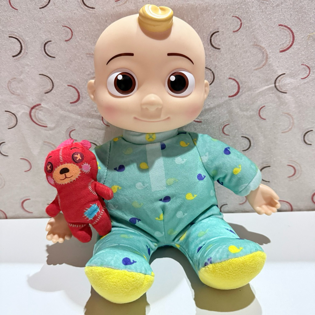 Original Cocomelon Musical Bedtime JJ Doll - Mainan Boneka Bayi Elektrik