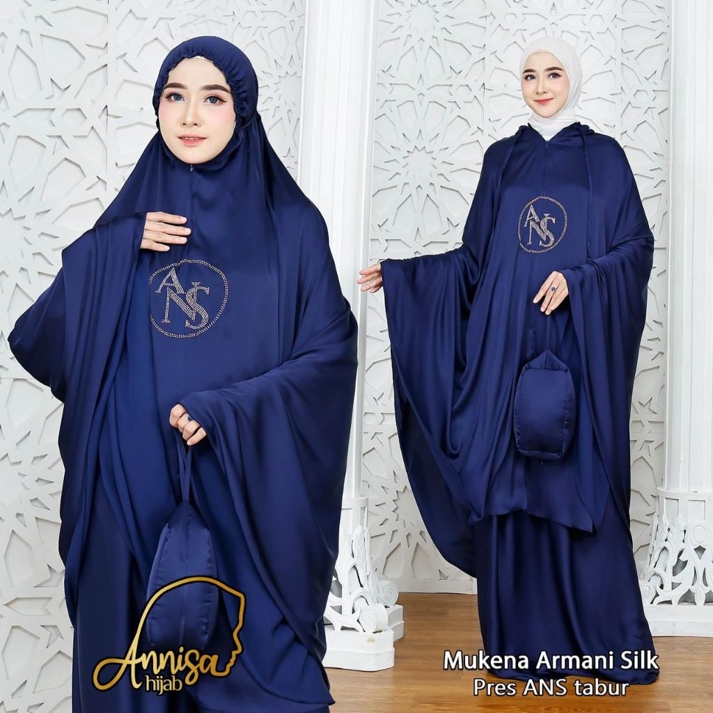 [Grosir/3pcs]Annisa Hijab-Mukenah Rahayu Press Ans Silk Armany Premium