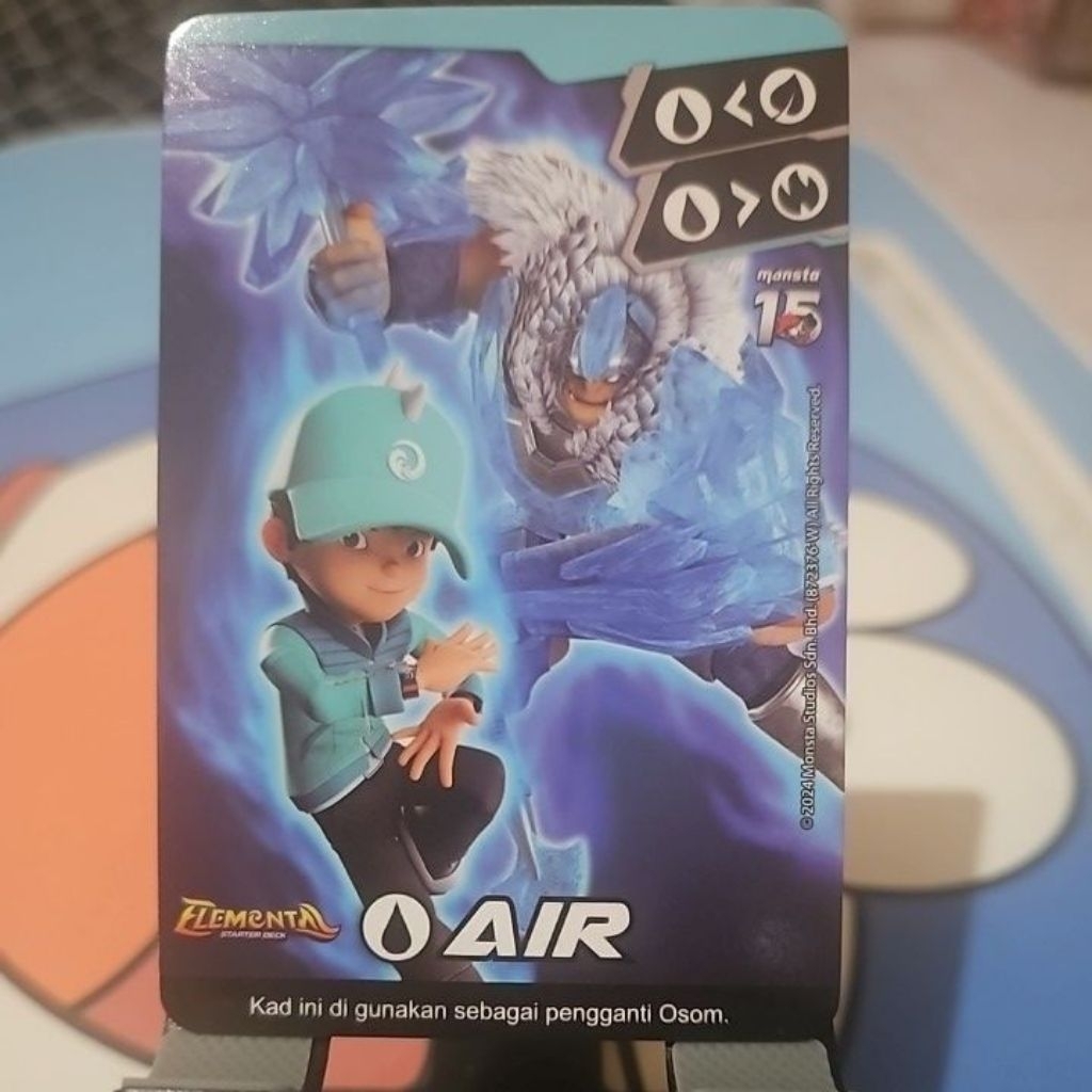 Monsta Galaxy Card Elemental Starter Deck Kartu Boboiboy Air Limited Edition