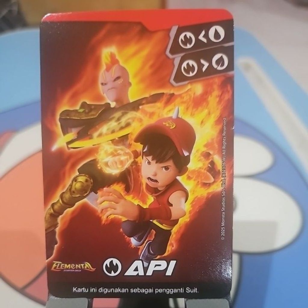 Monsta Galaxy Card Pek Elemental Starter Deck Kartu Boboiboy Api Limited Edition