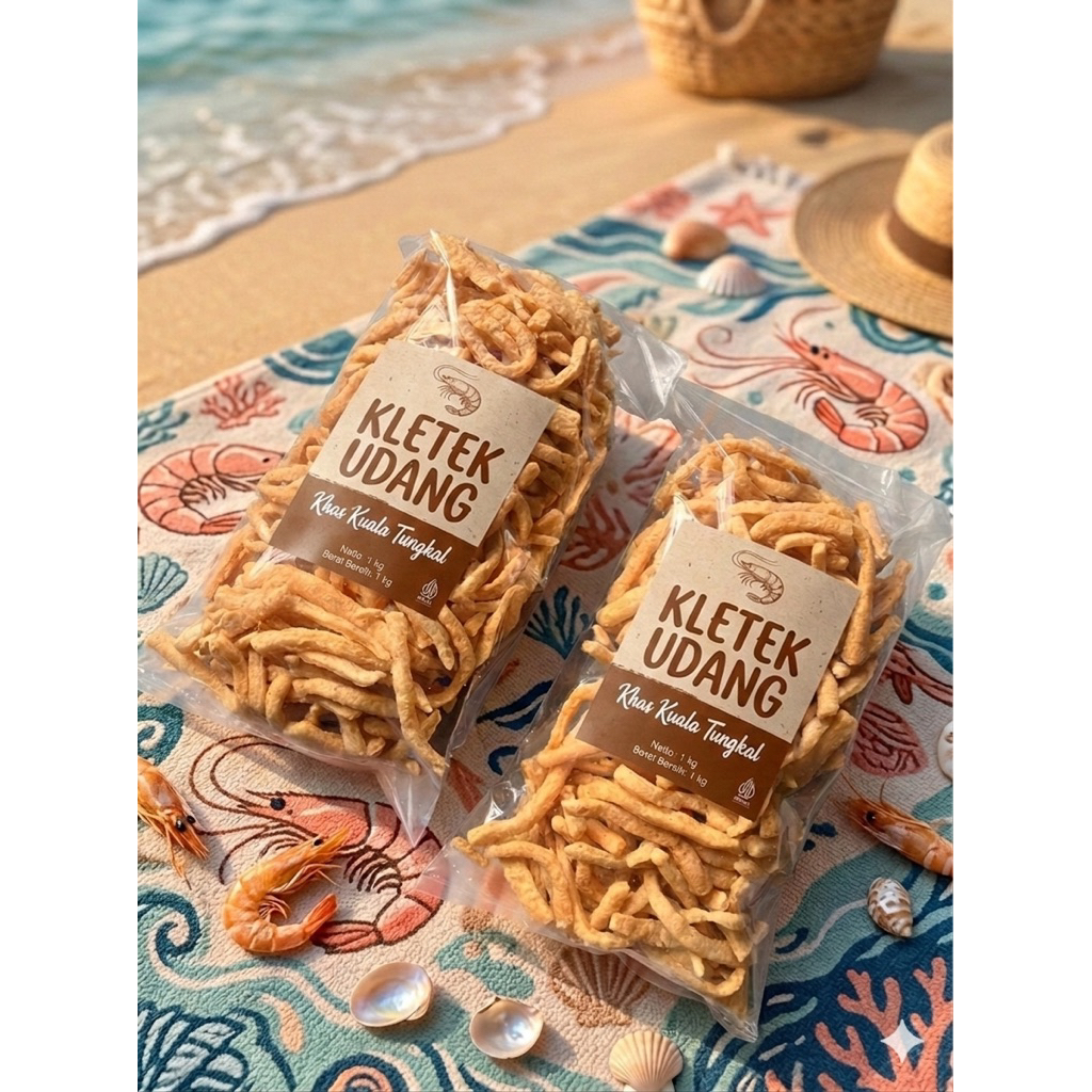 Amplang / Kletek Udang 1kg