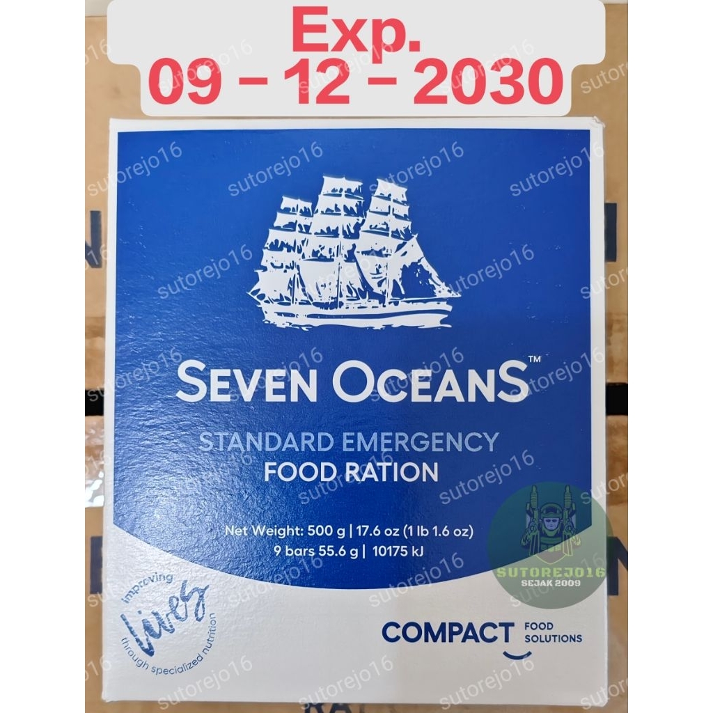 Ransum mre foodration seven oceans makanan darurat RANSUM import mirip ransum tni enertab