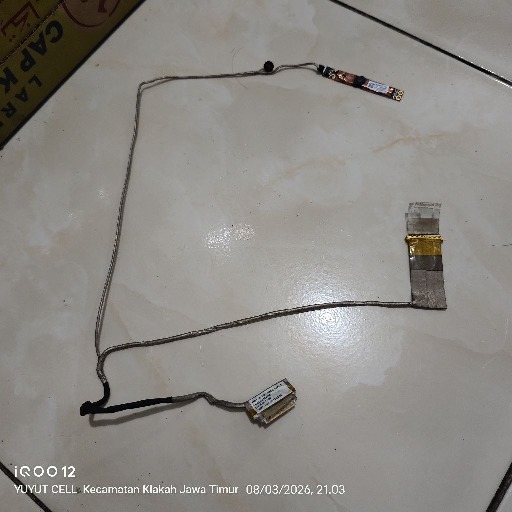 Konektor Fleksible LCD laptop asus X45 X45U X45A X45V X45VD X45C Bekas Copotan
