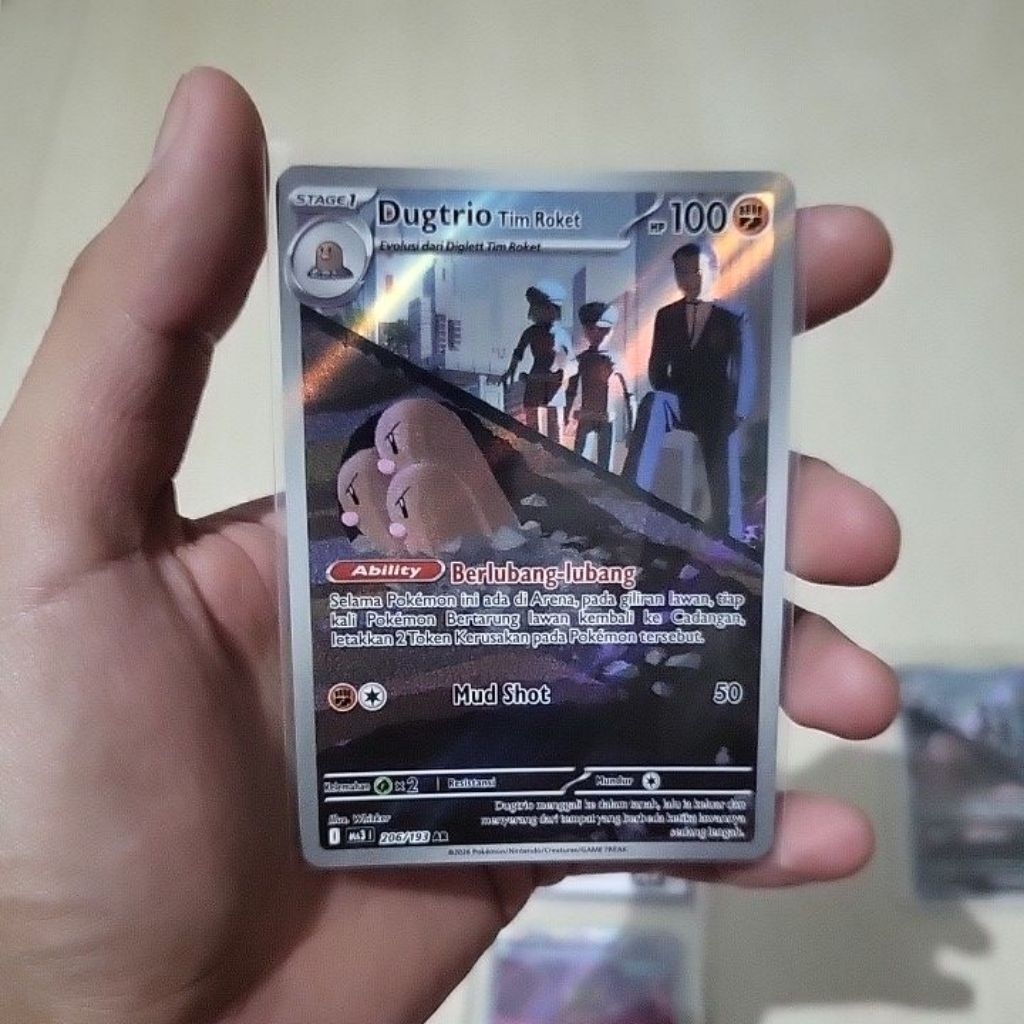 Dugtrio Tim Rocket 206/193 AR MA3
