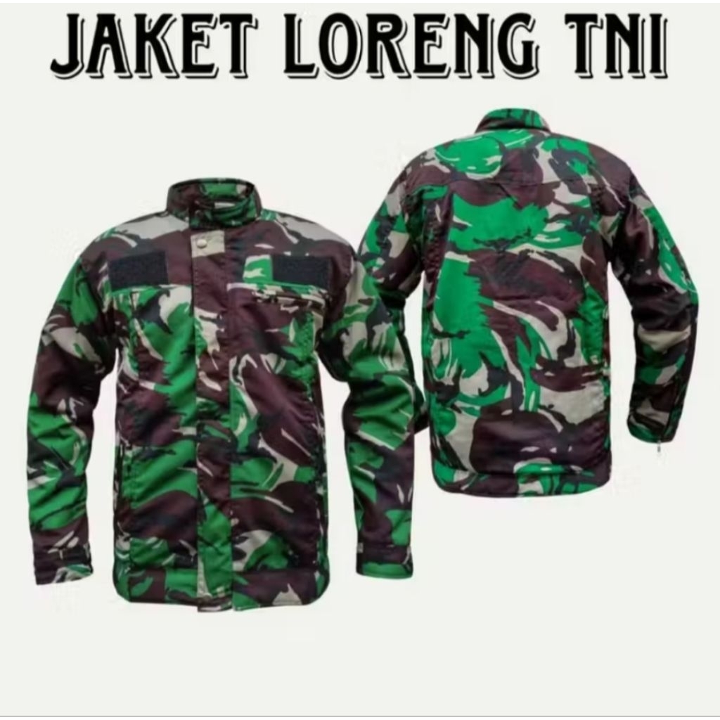 JAKET LORENG MALVINAS TACTICAL/JAKET TACTICAL TNI