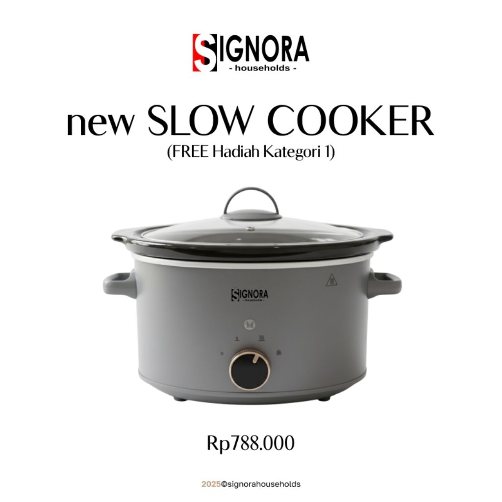 NEW SLOW COOKER SIGNORA/PANCI MASAK