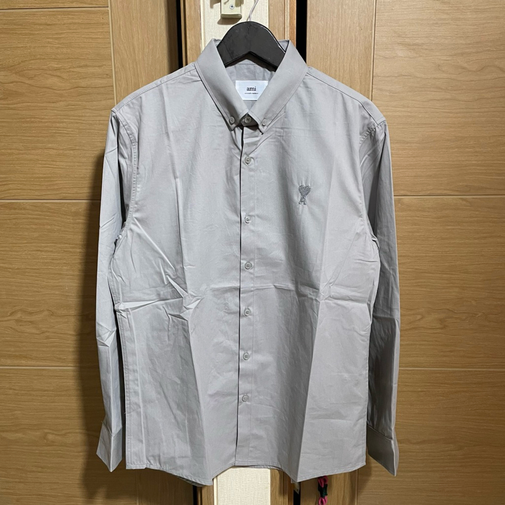 Kemeja AMI Paris AIexandre Mattiussi Grey