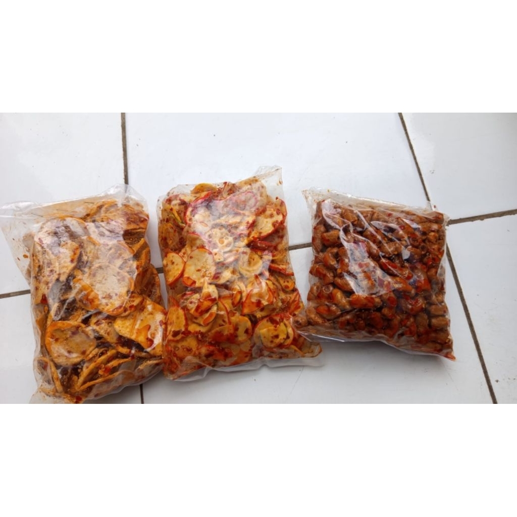 camilan pedas manis/pedas gurih/seblak kering