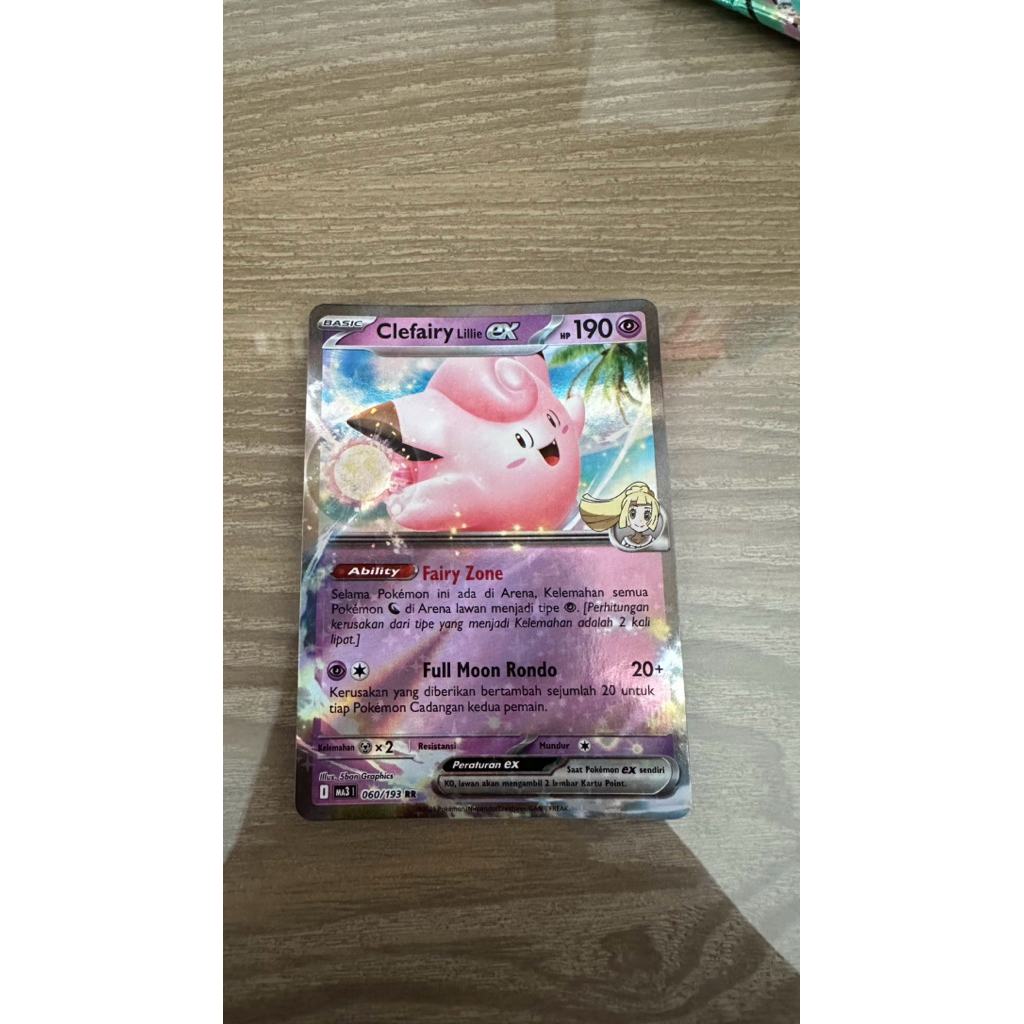 Kartu Pokemon Brewek Articuno, Clefairy EX, Menara Pengacak