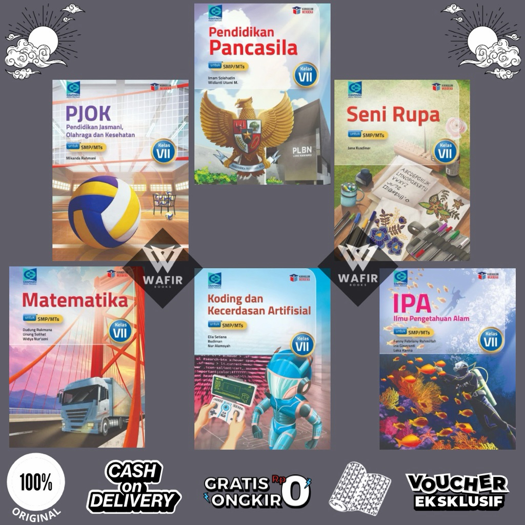 Buku Grafindo kelas 7 SMP/MTS Kurikulum Merdeka Penerbit Grafindo Media Pratama