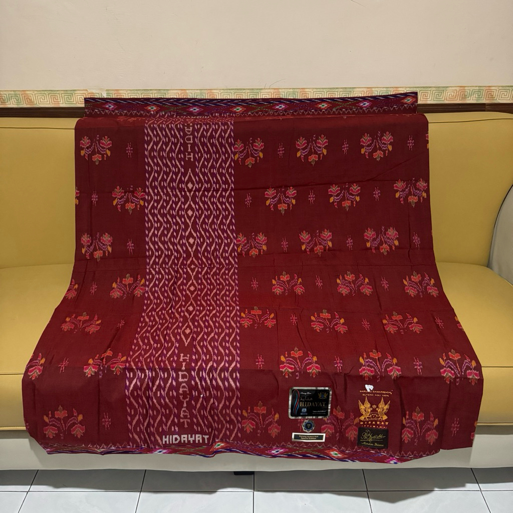 Sarung Tenun "HIDAYAT MST" FULL SUTRA 100%