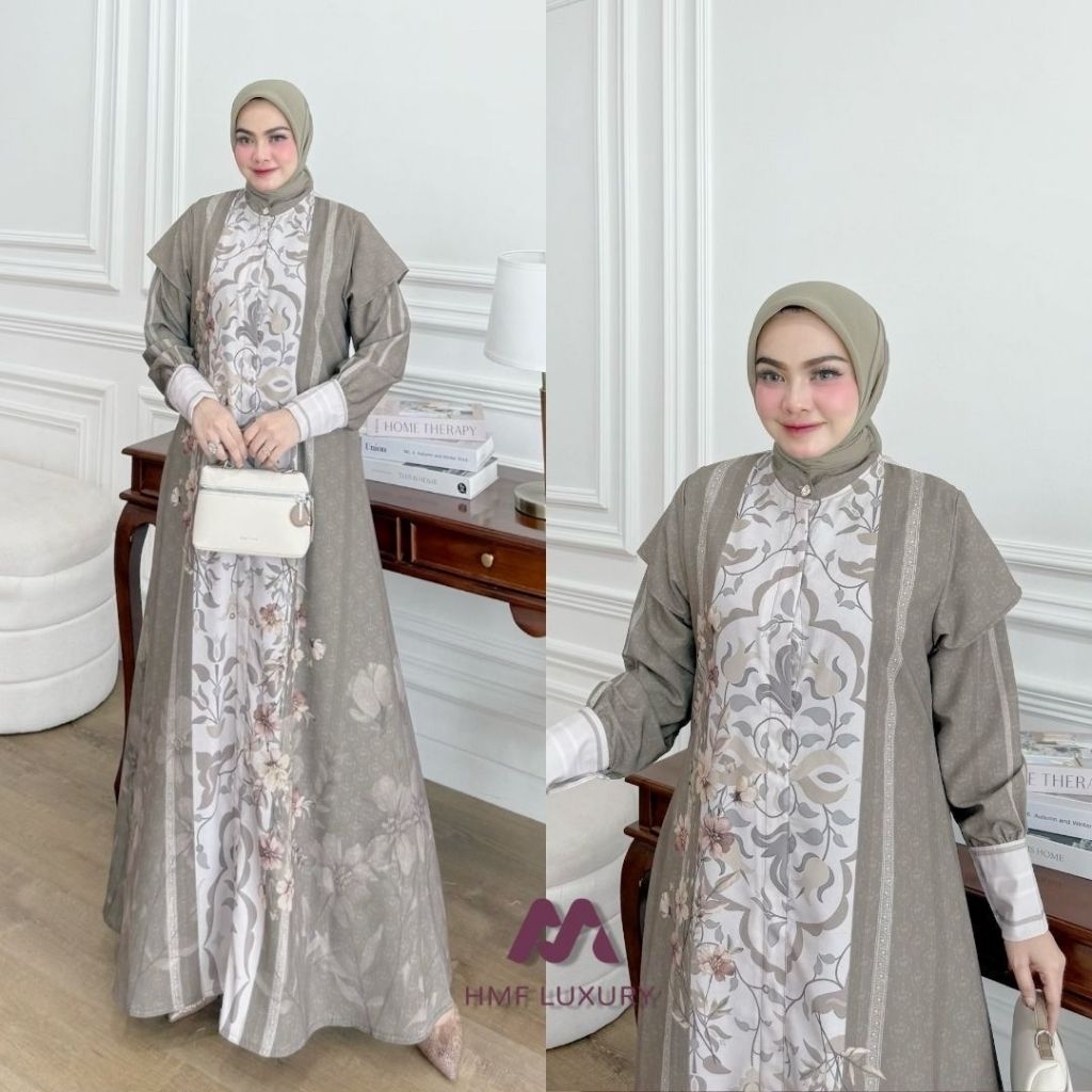 Gamis Kaluna Dress ori HMF Luxury