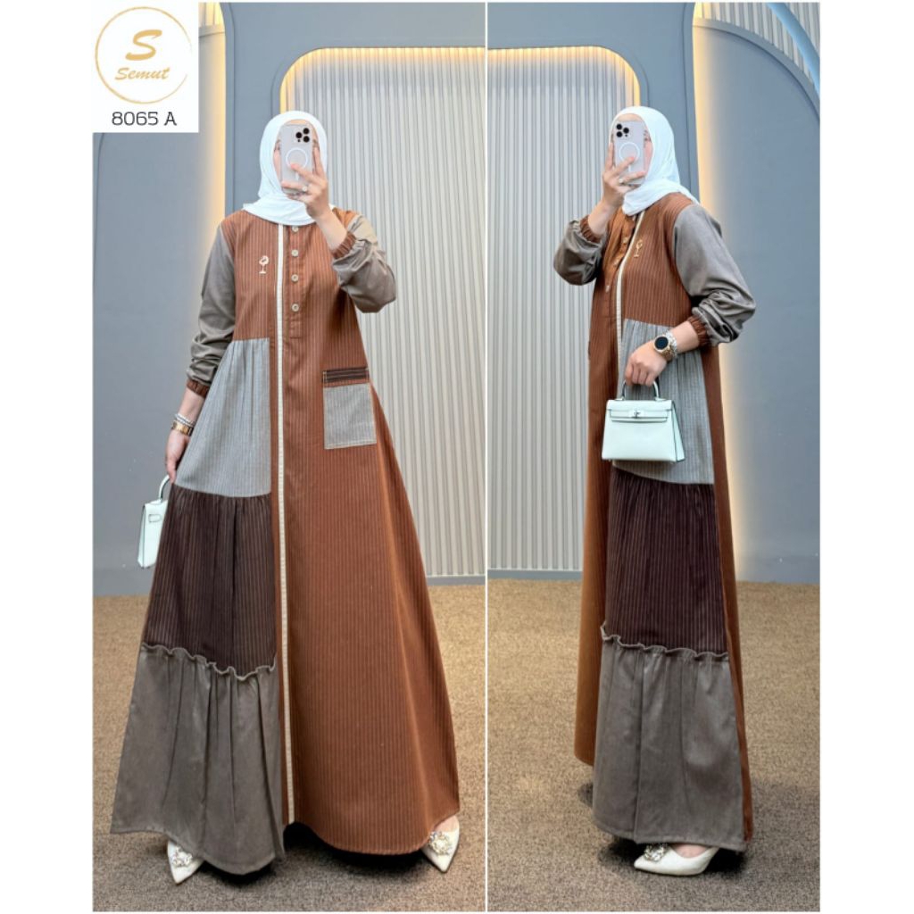 READY SIAP KIRIM Dress Syeina By Semut PGMTA