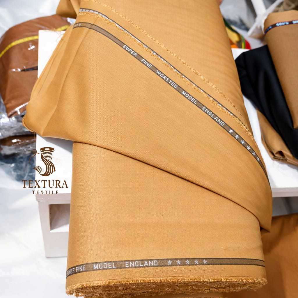 Kain Pemda DKI/Kain khusus warna DKI/Kain Bahan Seragam PNS ASN PPPK Premium Semi wool katun