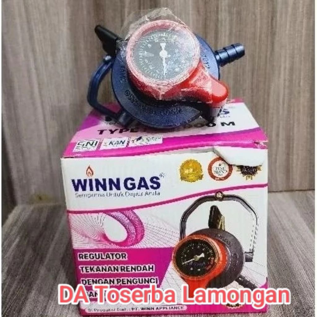 Regulator LPG SNI Winn Gas W 900 M ORI | Regulator dengan Double Lock Sistem Winn Gas