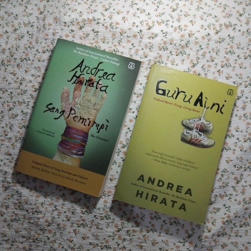 (Preloved) Novel karya Andrea Hirata - Take all 2 buku