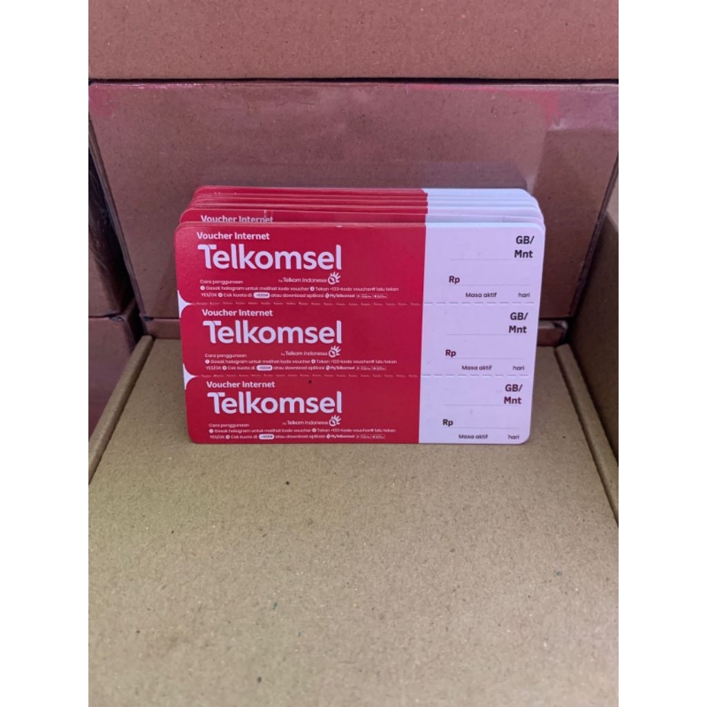 Voucher Zero Telkomsel 1 Box / Voucher Kosong Telkomsel 600 SN