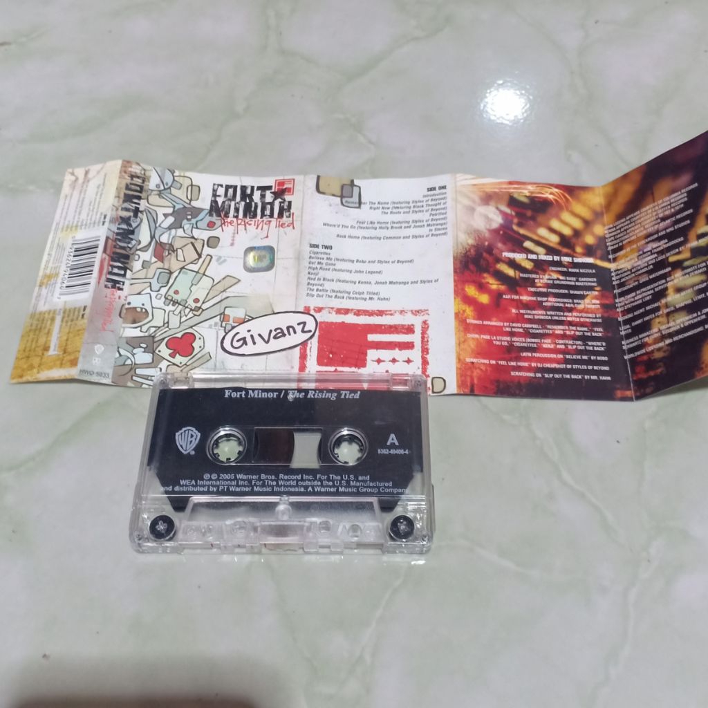 kaset pita FORT MINOR - The rising tied