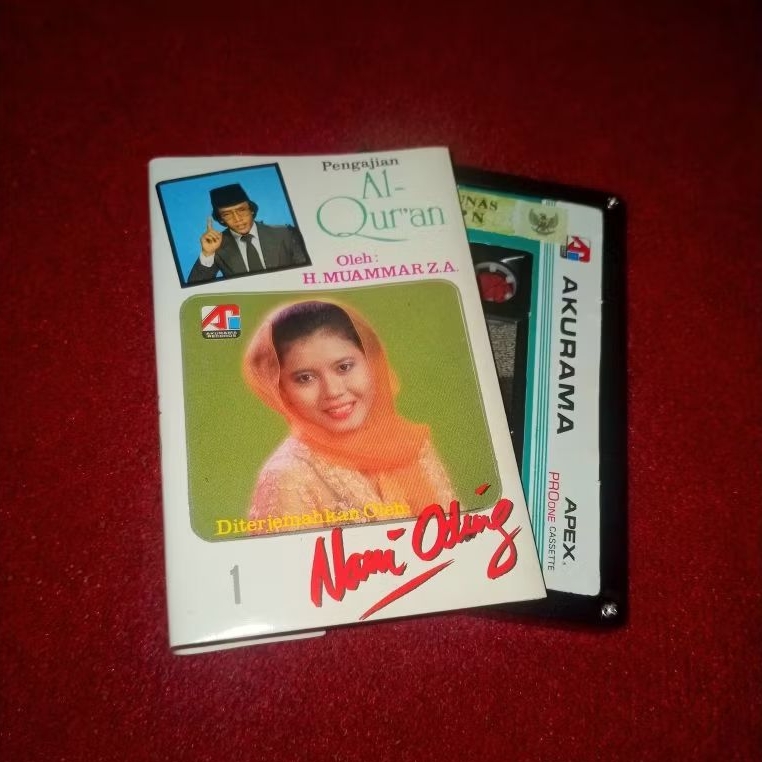 Kaset Langka Pengajian Alquran H. Muammar ZA & Nani Oding/akurama records mulus