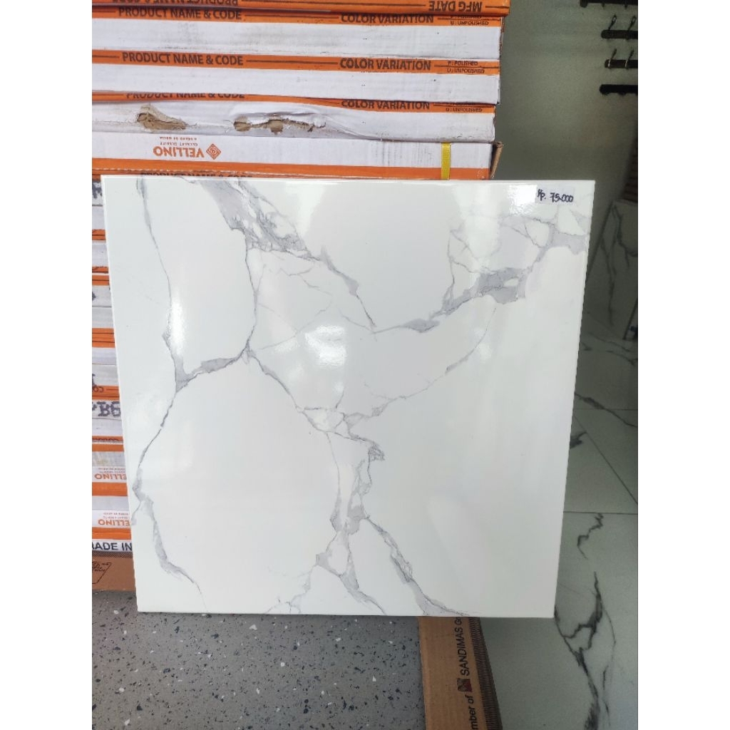 Keramik Ikad Motif Carrara 50x50 Ikad SZ11165D