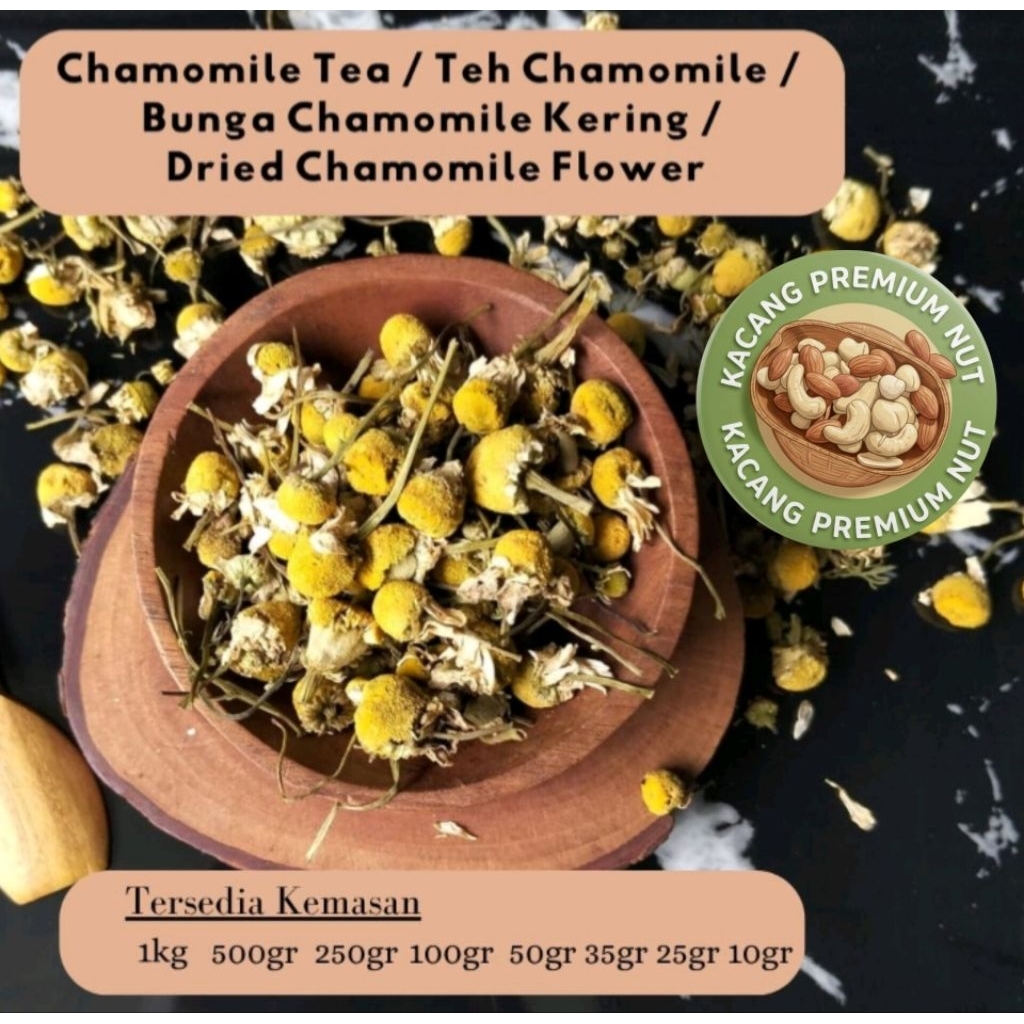 Teh bunga  /  teh chamomile / bunga chamomile kering / dried chamomile flower