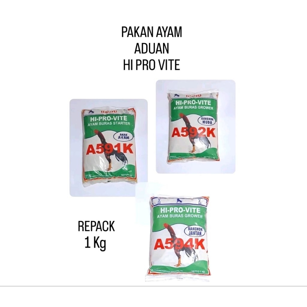 Hi pro Vite 591k 592k 594k 511b Pur ayam pakan ayam sekilo