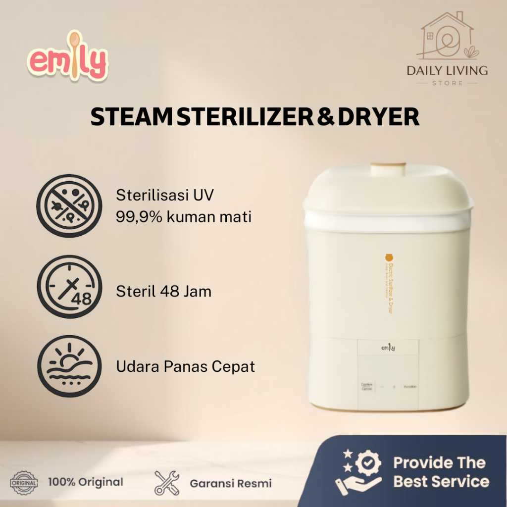 Emily – Steam Sterilizer & Dryer / Sterilizer Botol Bayi