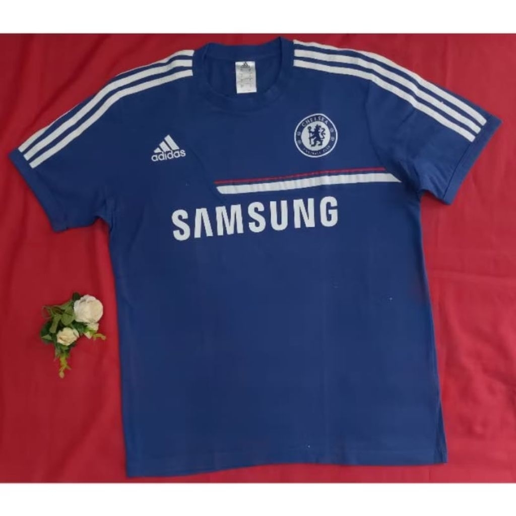 Baju Kaos Pria Warna Biru by Adidas