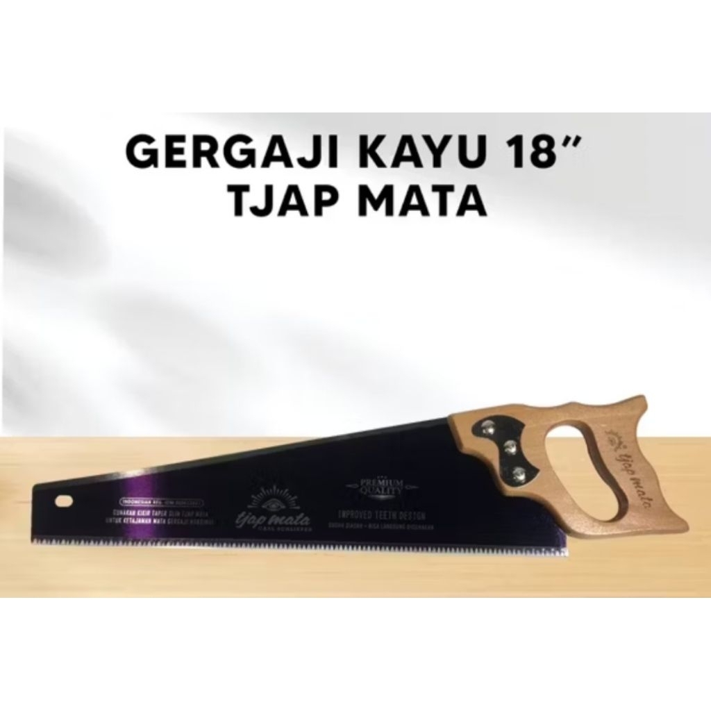 GERGAJI TCAP MATA / GERGAJI KAYU TJAP MATA / GERGAJI KAYU 18" / GERGAJI KAYU 18 INCH