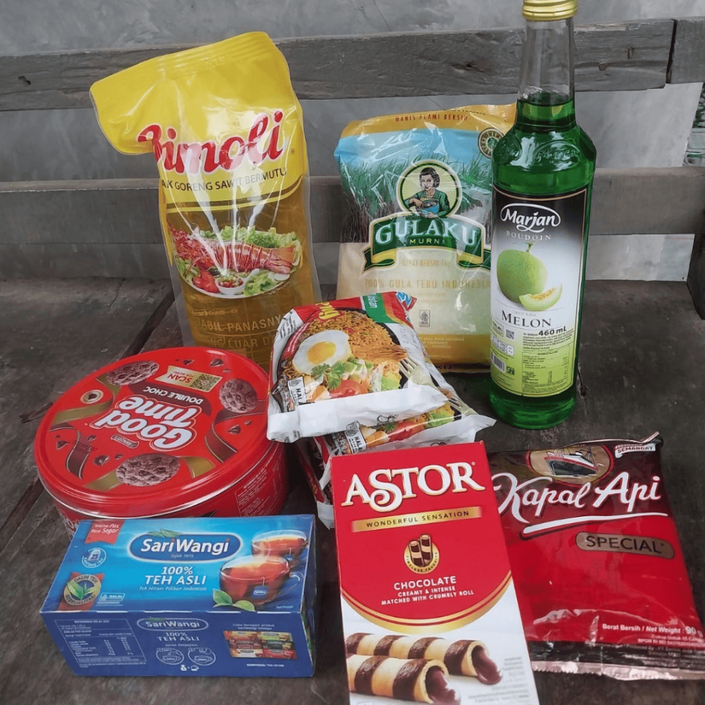 paket hampers parcel lebaran (sirup marjan, sariwangi, astor, gulaku, minyak bimoli, kopi kapal api,