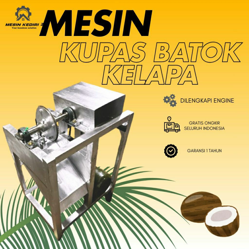 Mesin Kupas Batok Kelapa | Mesin Kupas  Tempurung Kelapa | Mesin Pemecah Tempurung kelapa | Mesin Pe