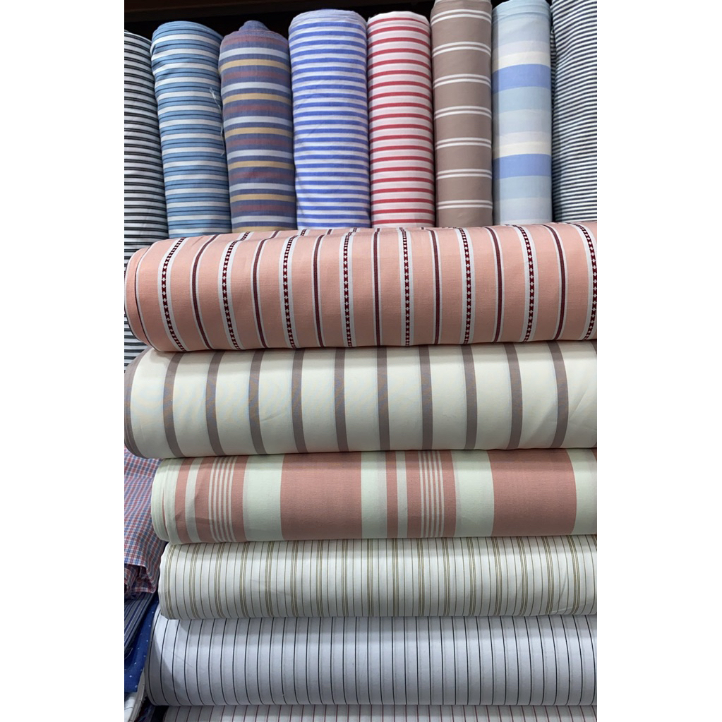 KAIN KATUN MULTI ITALY DOBY SALUR PREMIUM COTTON IMPORT