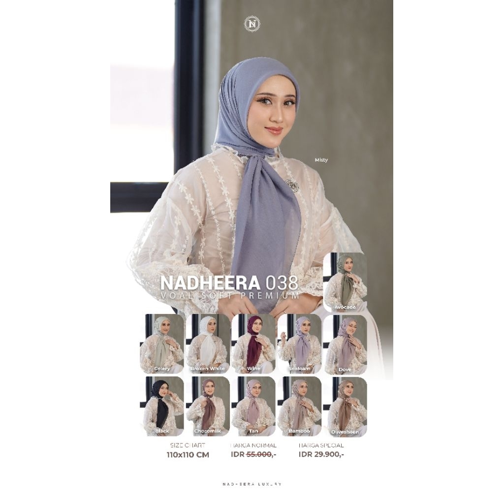 N038 Voal polos nadheera luxury