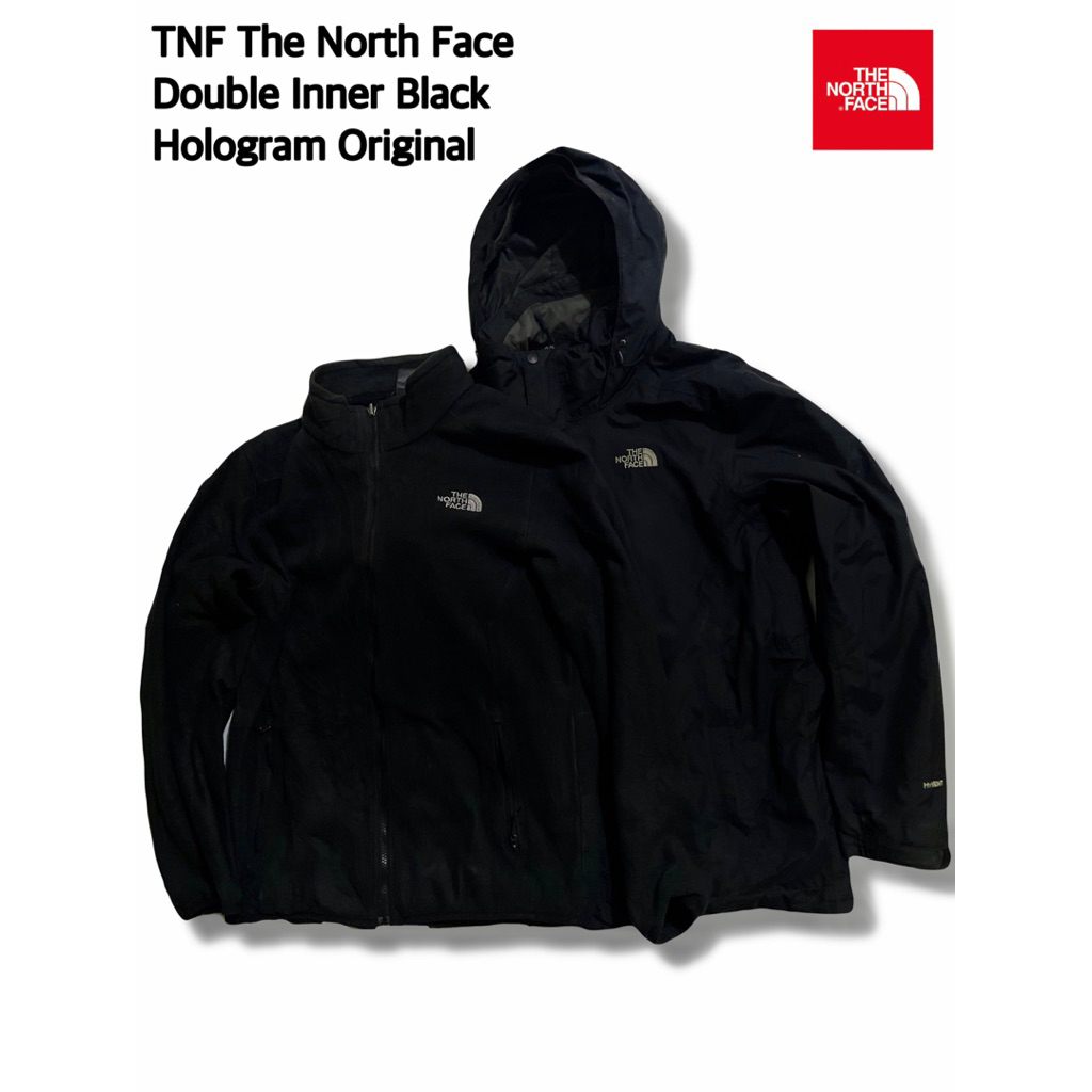TNF The North Face Hyvent Series Double Inner Black Hologram Original