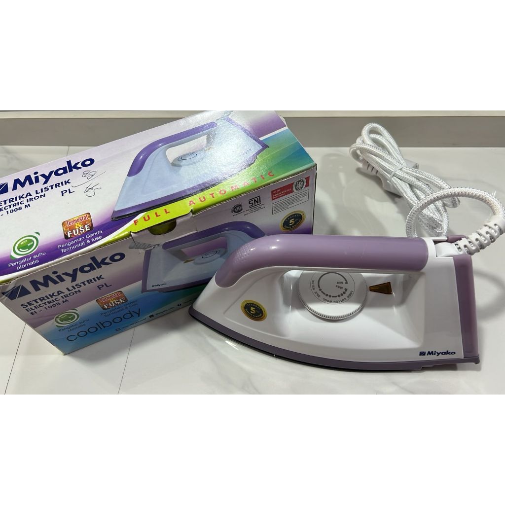MIYAKO SETRIKA EI 1008M / SETRIKA MIYAKO /GOSOKAN BAJU