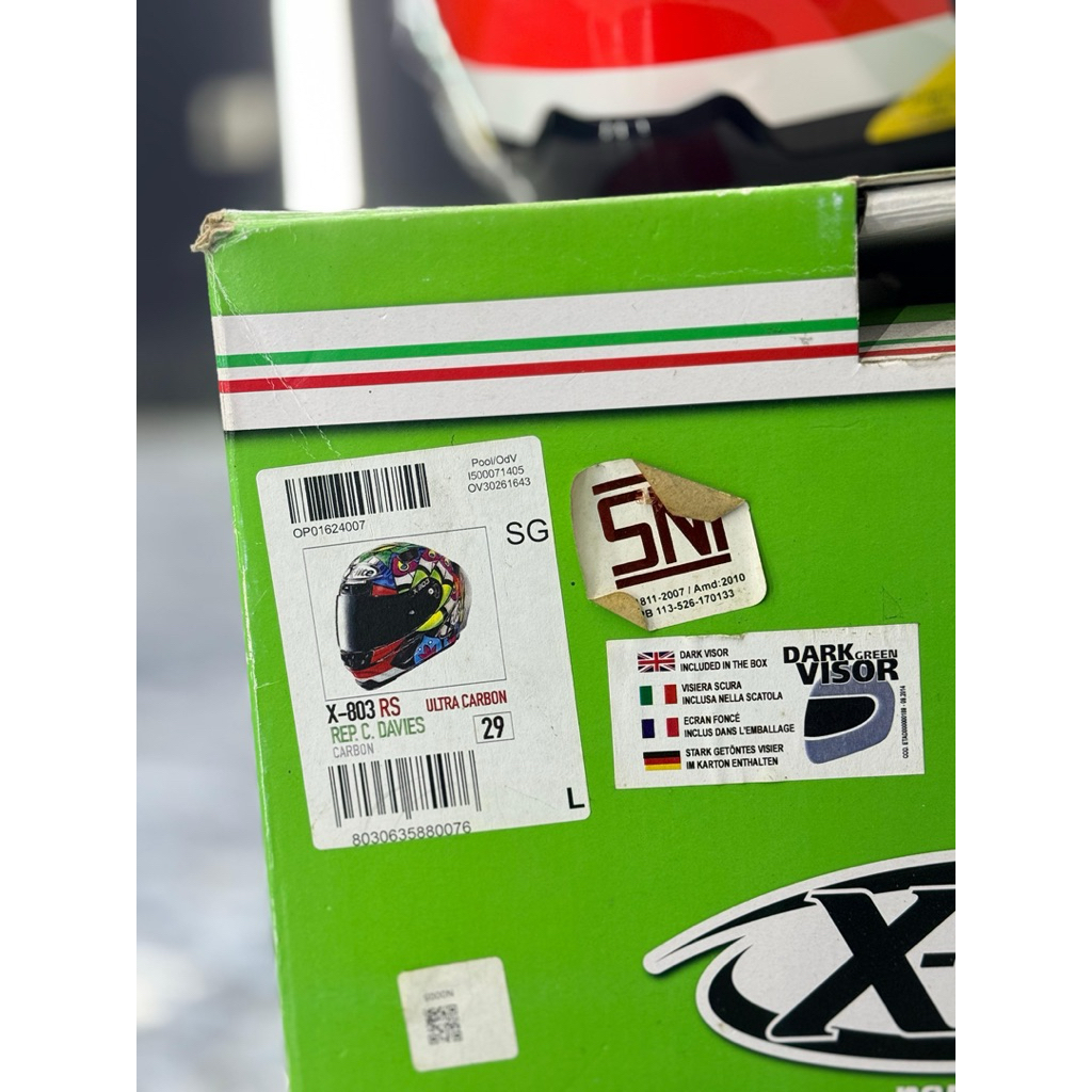 Helm X-Lite 803 Ultra Carbon CHAZ DAVIES EDITION