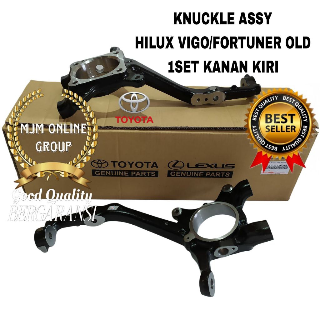 Knuckle knakel assy Hilux Vigo Fortuner 2006-2015 1set 2pc Bergaransi