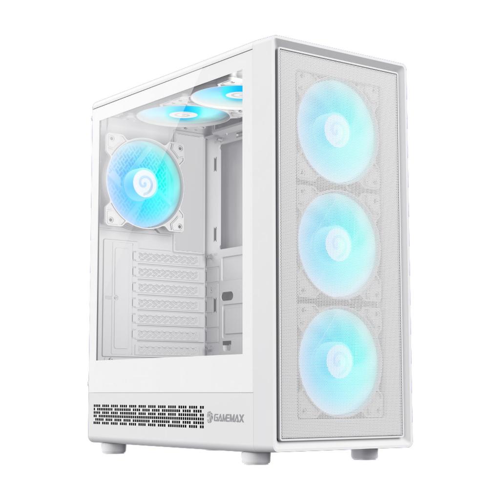 Casing PC Gamemax Storm 2 Mid Tower ATX Gaming Case - Putih