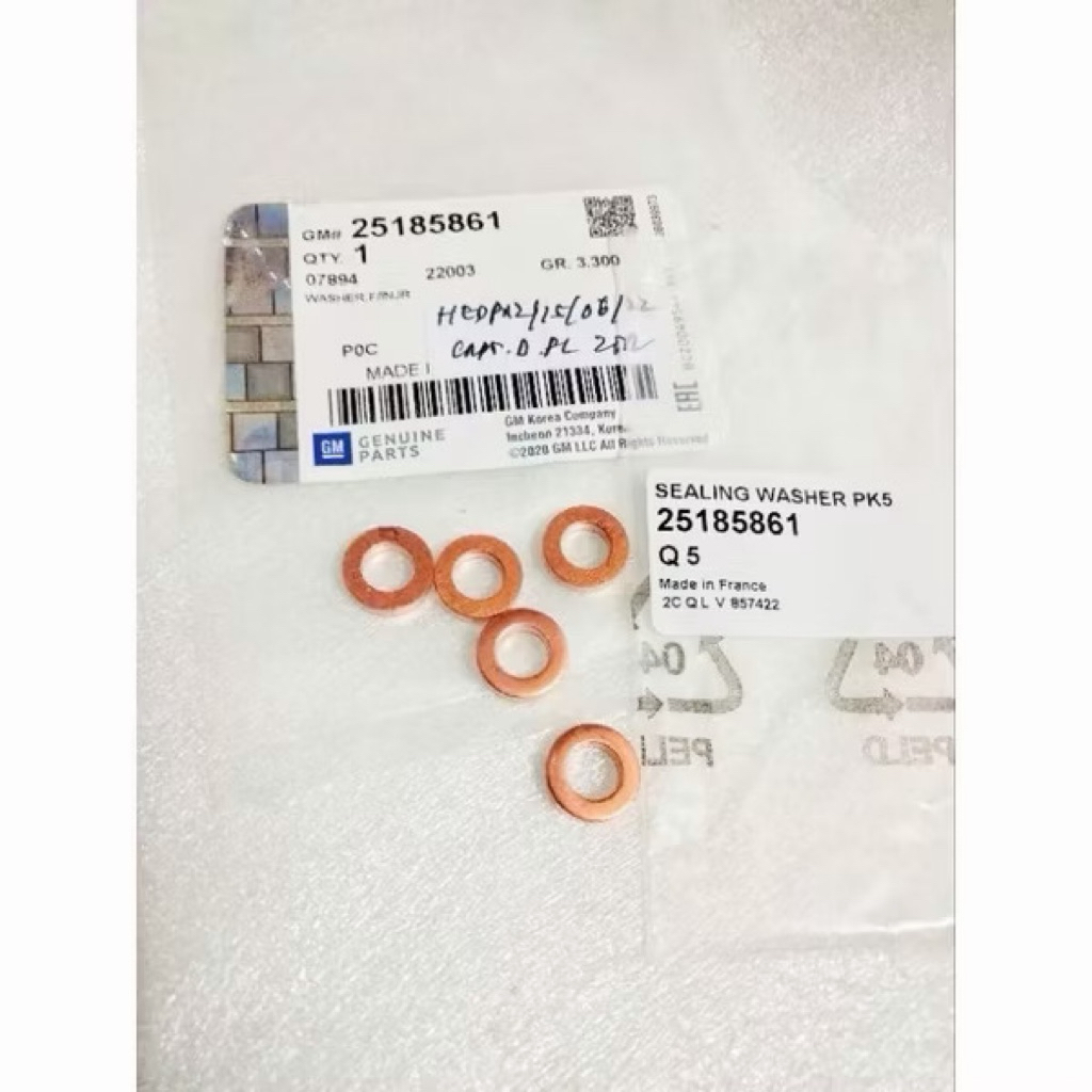 RING INJECTOR CAPTIVA DIESEL FL C140 / SEAL INJEKTOR CAPTIVA DIESEL FL SET