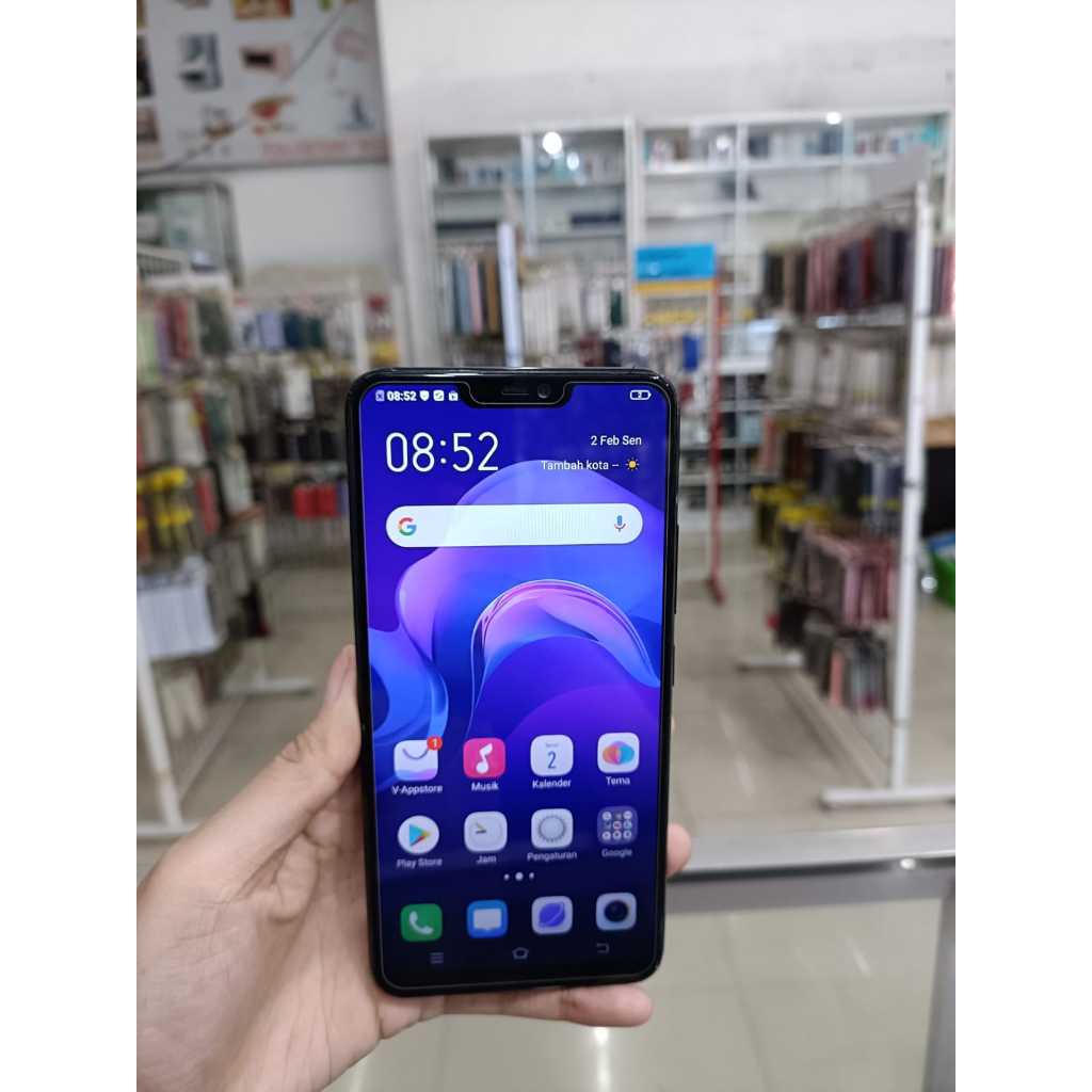 VIVO V9 YOUTH 1727 4/64 SECOND SEKEN RAM 4GB INTERNAL MEMORI 64GB