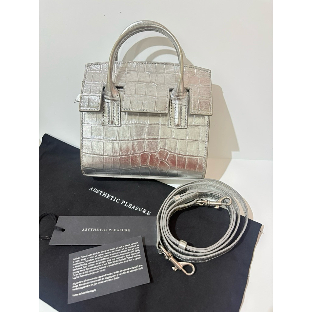 {Preloved} Aesthetic Pleasure Micro Isolation Bag Silver