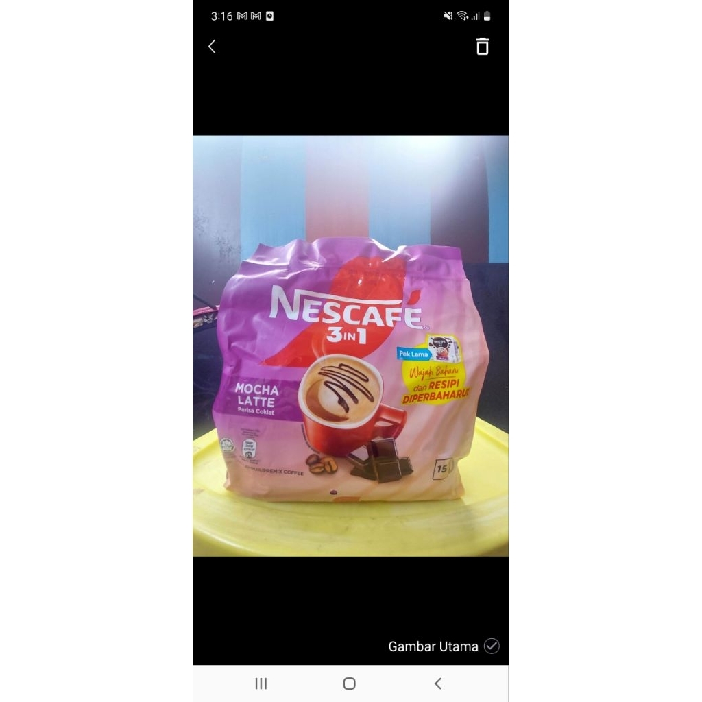 Nescafe 3in1 Mocha Latte