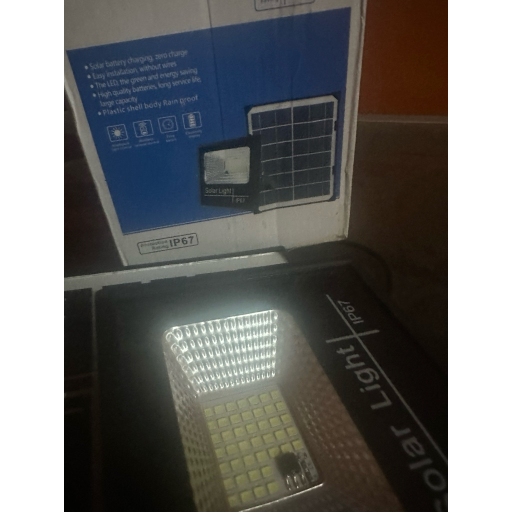 lampu solar panel tenaga surya second bekas preloved