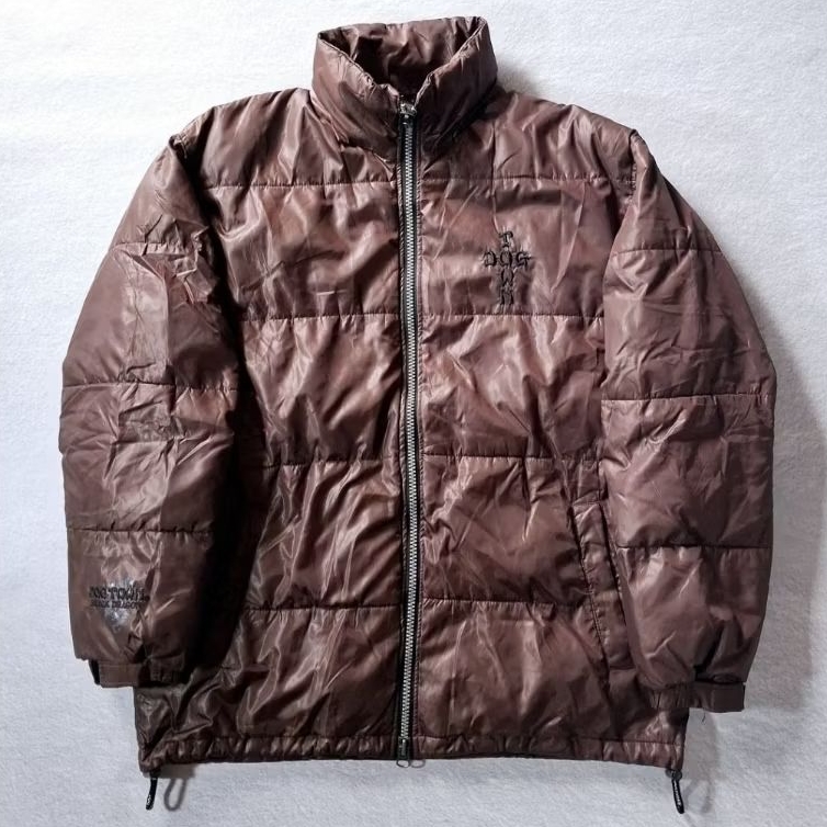 DOGTOWN BLACK DRAGON PUFFER DOWN DOUBLE ZIP